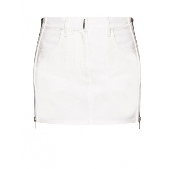 Givenchy Cream Denim Skirt - Picture 6 of 7